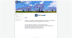 Desktop Screenshot of english.pvguider.com